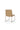 Madison Metal Frame Dining Chair in Honey Synthetic Leather (Set of 2) - What A Room