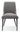 Winston Upholstered Metal Leg Dining Chair in Goose and Black (Set of 2) - What A Room