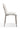 Jade Upholstered Dining Chair in Cottage Cheese Boucle and Brushed Nickel Metal (Set of 2) - What A Room
