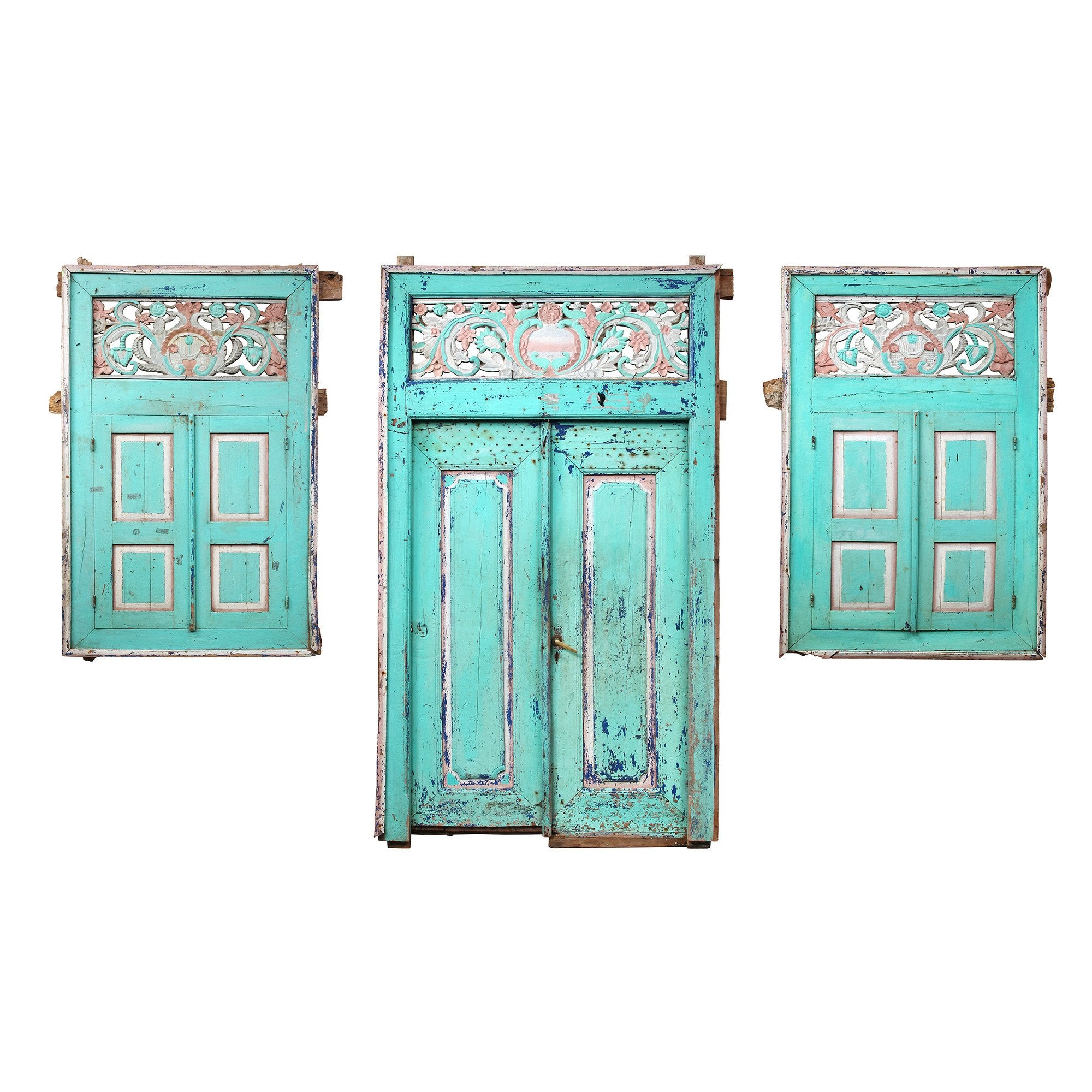 Antique Java Window and Door Set - What A Room