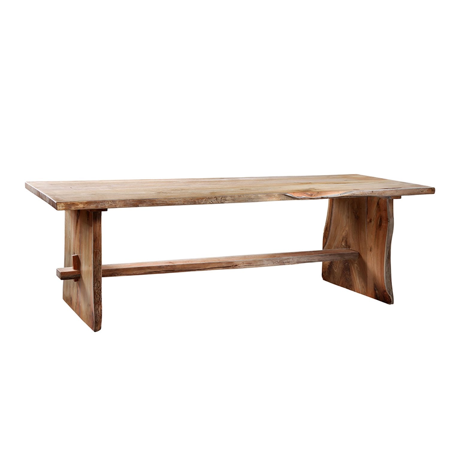 Solid Teak Live Edge Table - What A Room