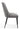Winston Upholstered Metal Leg Dining Chair in Goose and Black (Set of 2) - What A Room