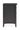 Grace Three Drawer Nightstand in Raven Black - What A Room