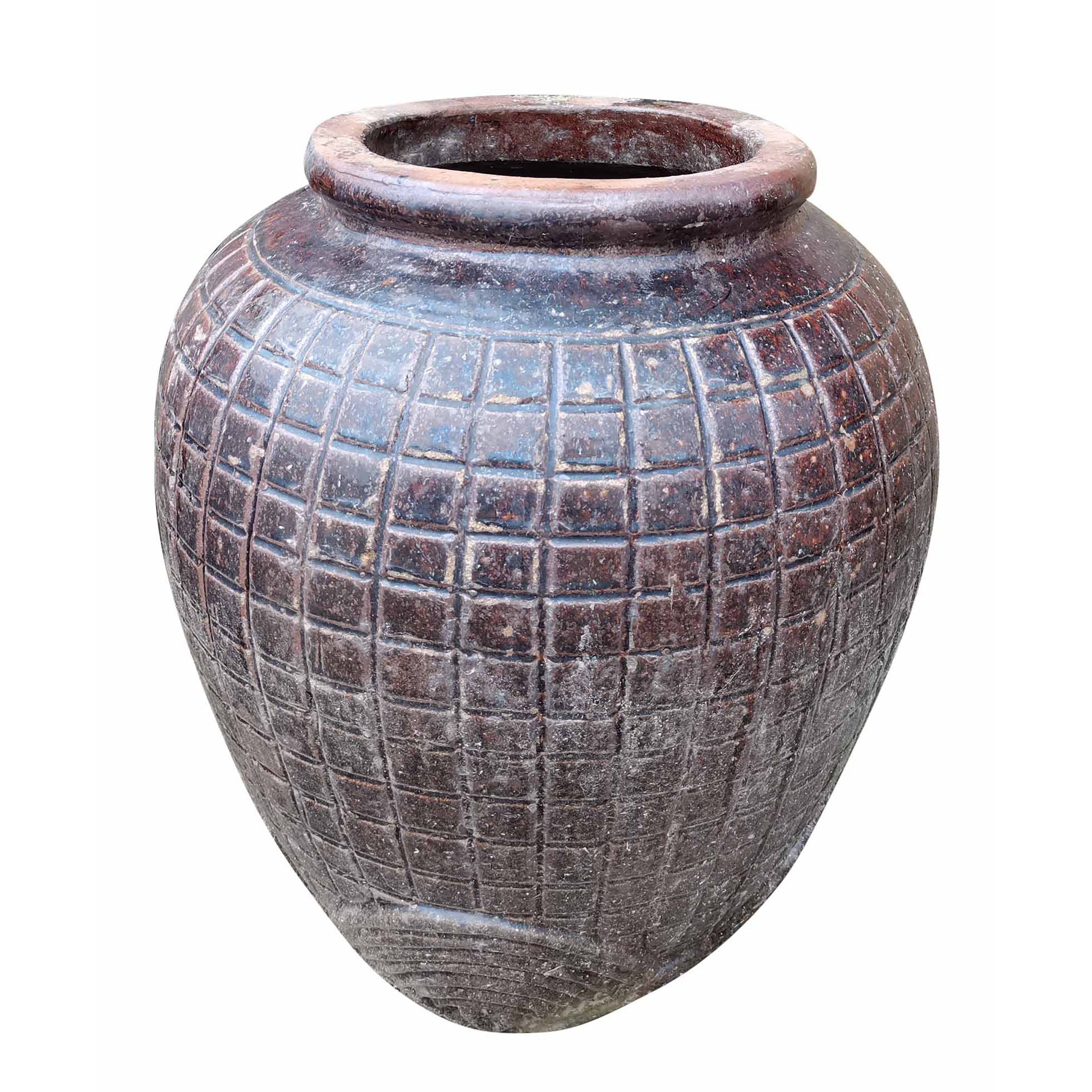 Large Glazed Handmade Pot - What A Room