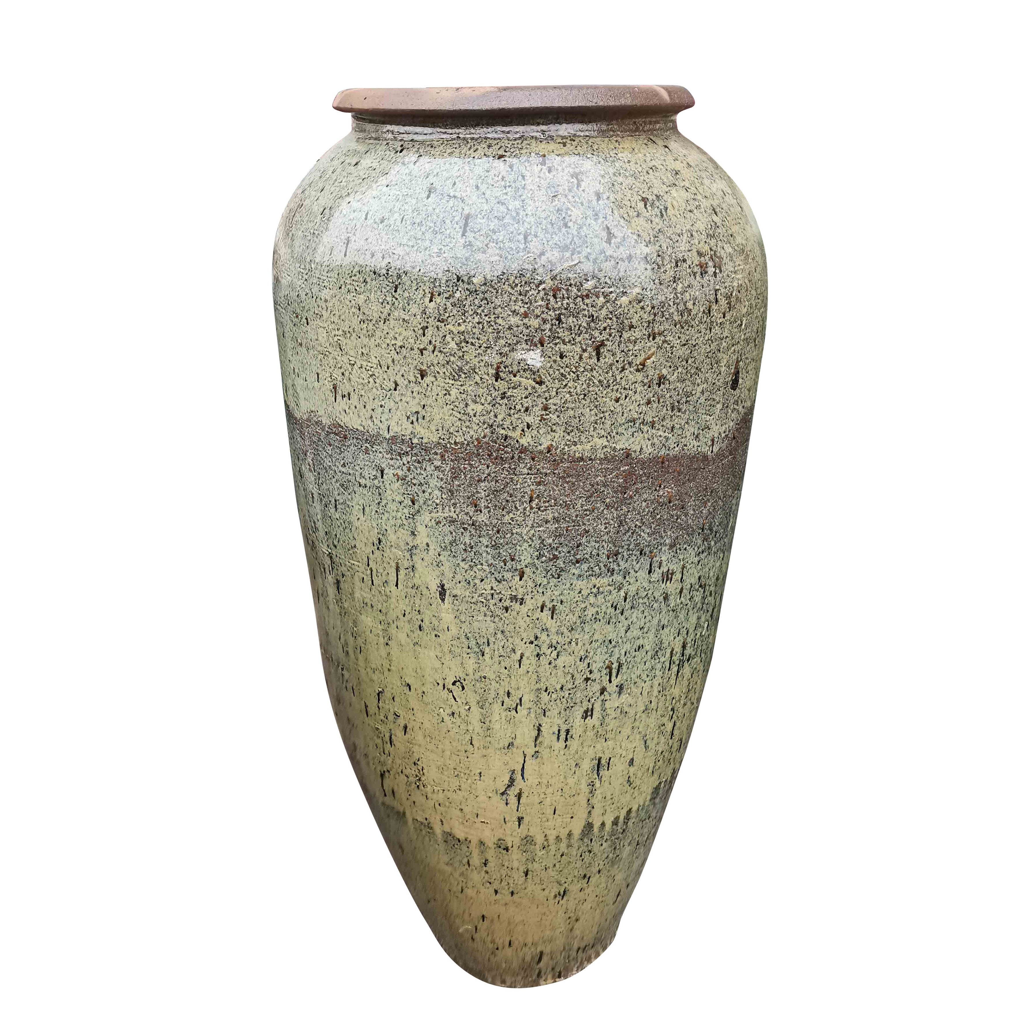 Large Glazed Handmade Pot - What A Room