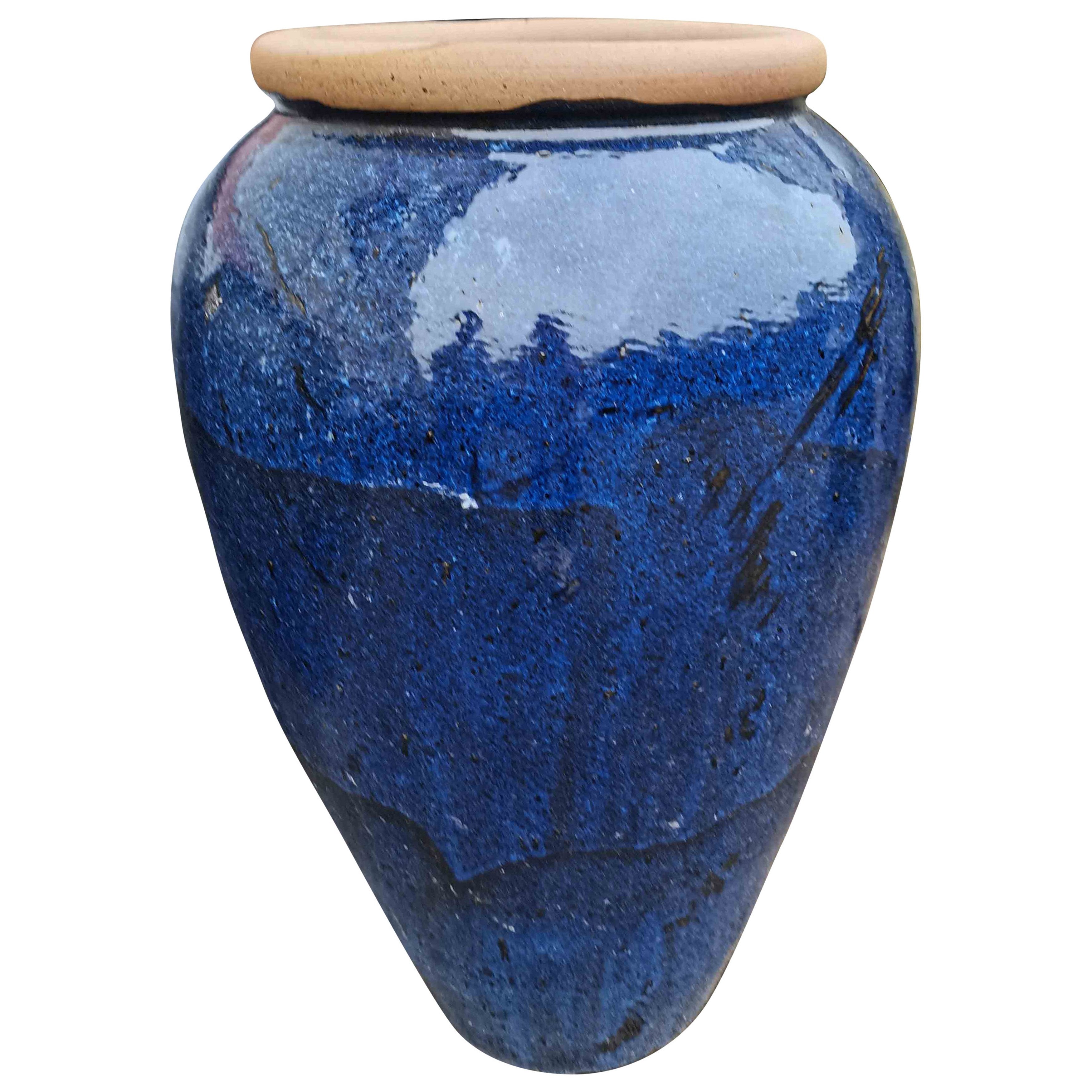 Large Glazed Handmade Pot - What A Room