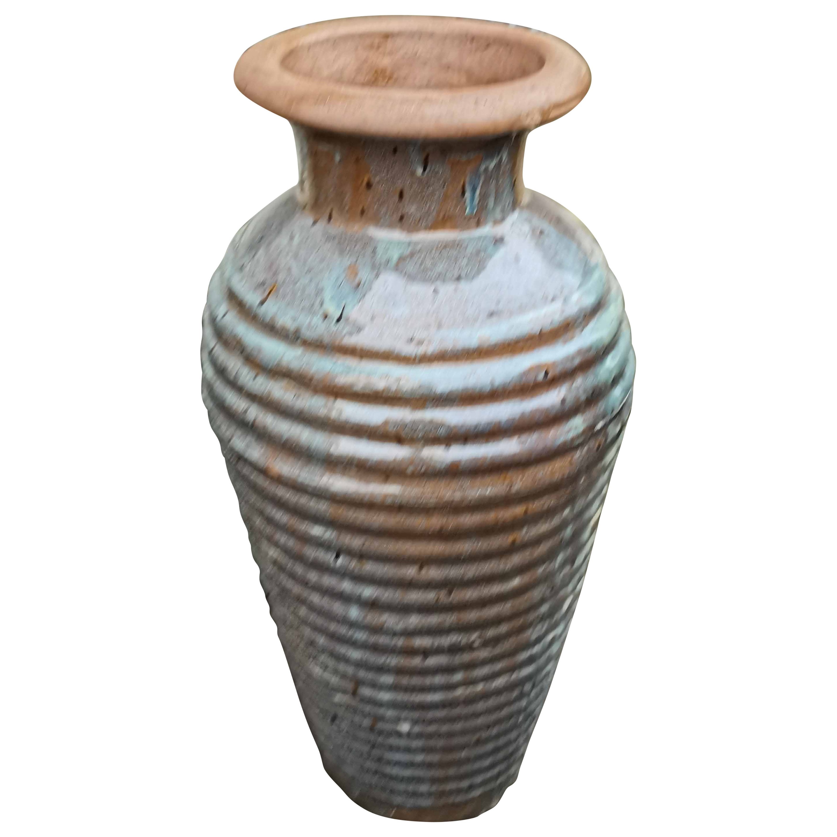 Large Glazed Handmade Pot - What A Room