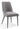 Winston Upholstered Metal Leg Dining Chair in Goose and Black (Set of 2) - What A Room