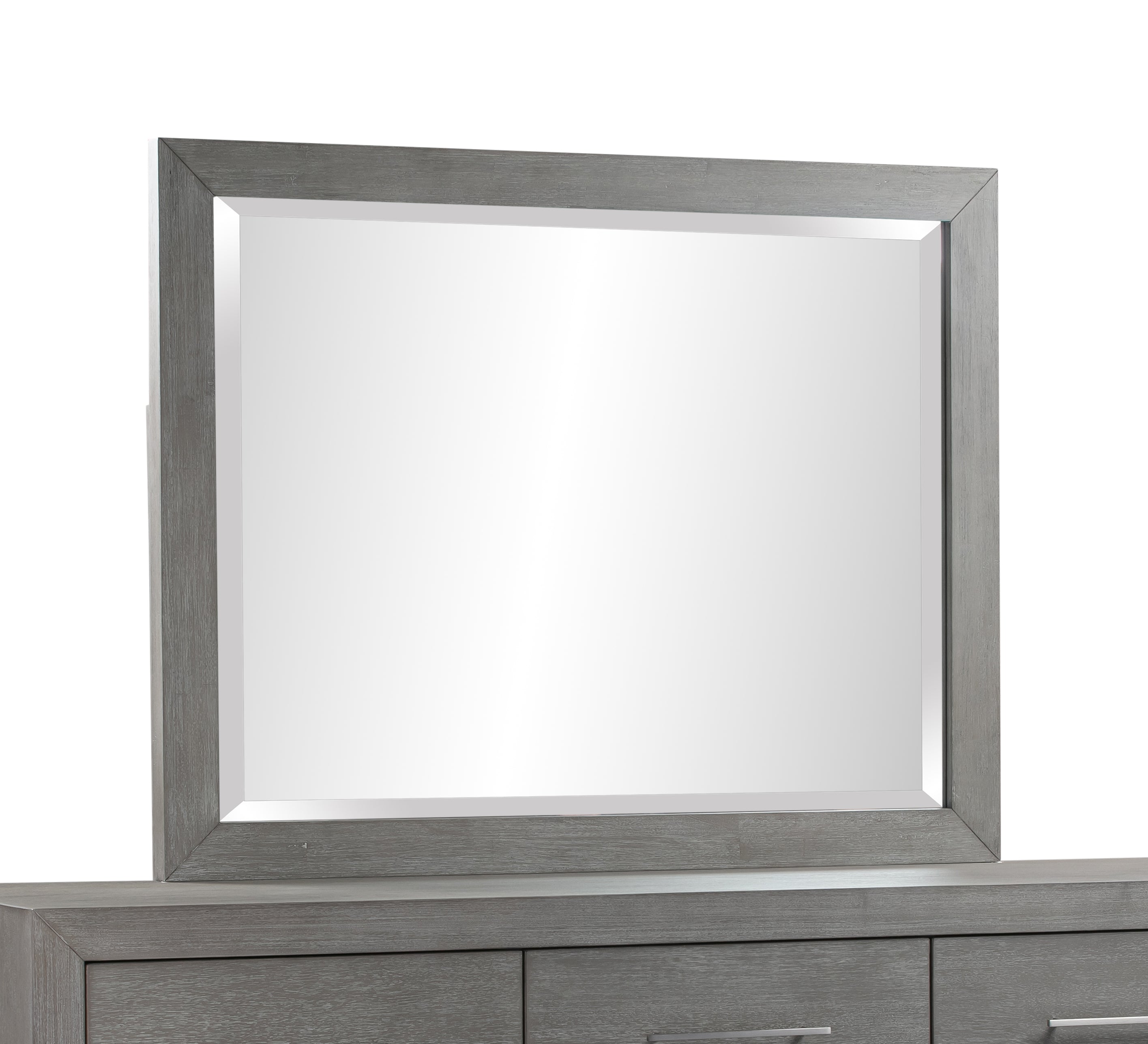 Melbourne Beveled Glass Mirror in Mineral - What A Room