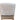 Zinnia Upholstered Dining Chair in White Sand, Buttermilk Leather and Dune Chenille (Set of 2) - What A Room