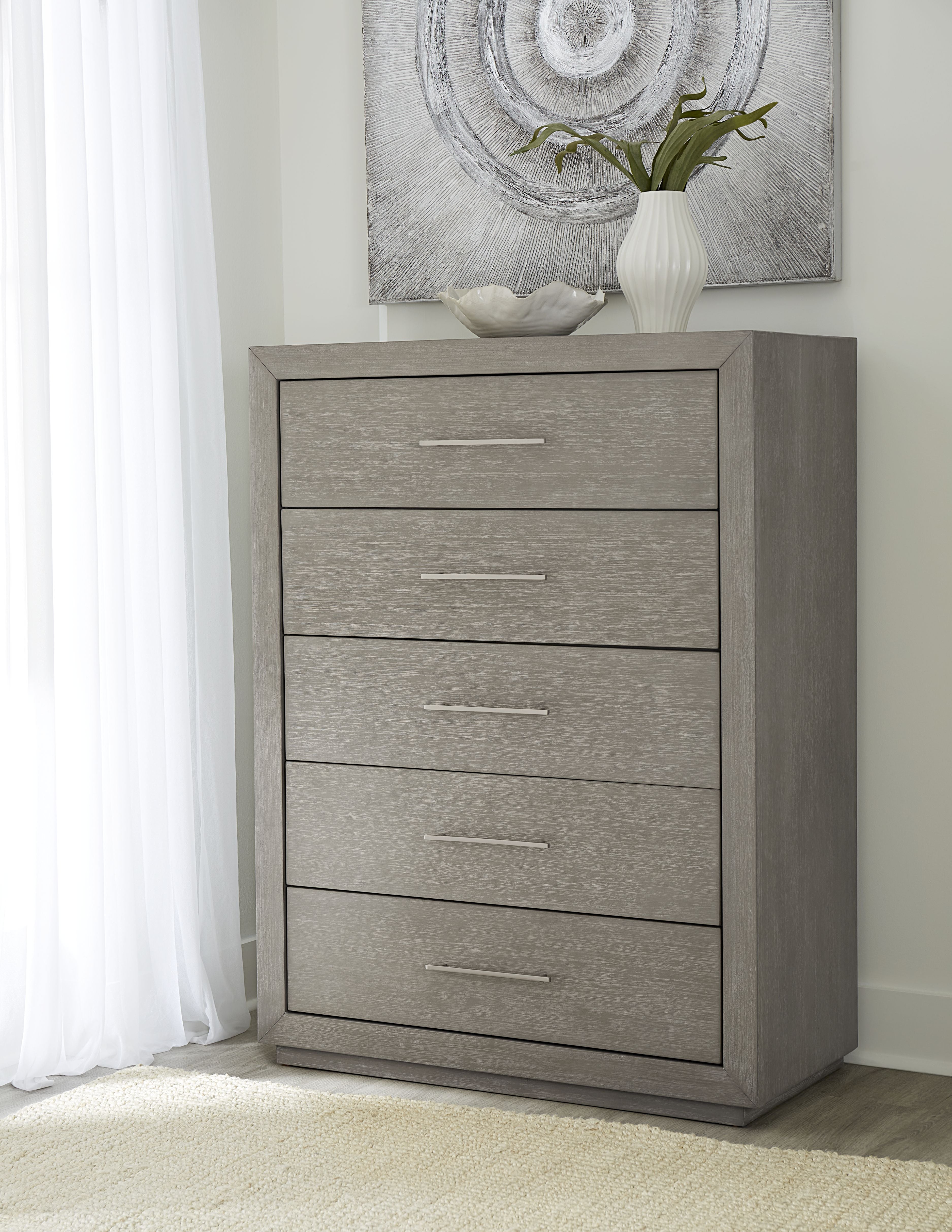 Melbourne Five Drawer Chest in Mineral - What A Room