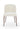 Avery Upholstered Dining Chair in Ricotta Boucle and Bronze Metal (Set of 2) - What A Room
