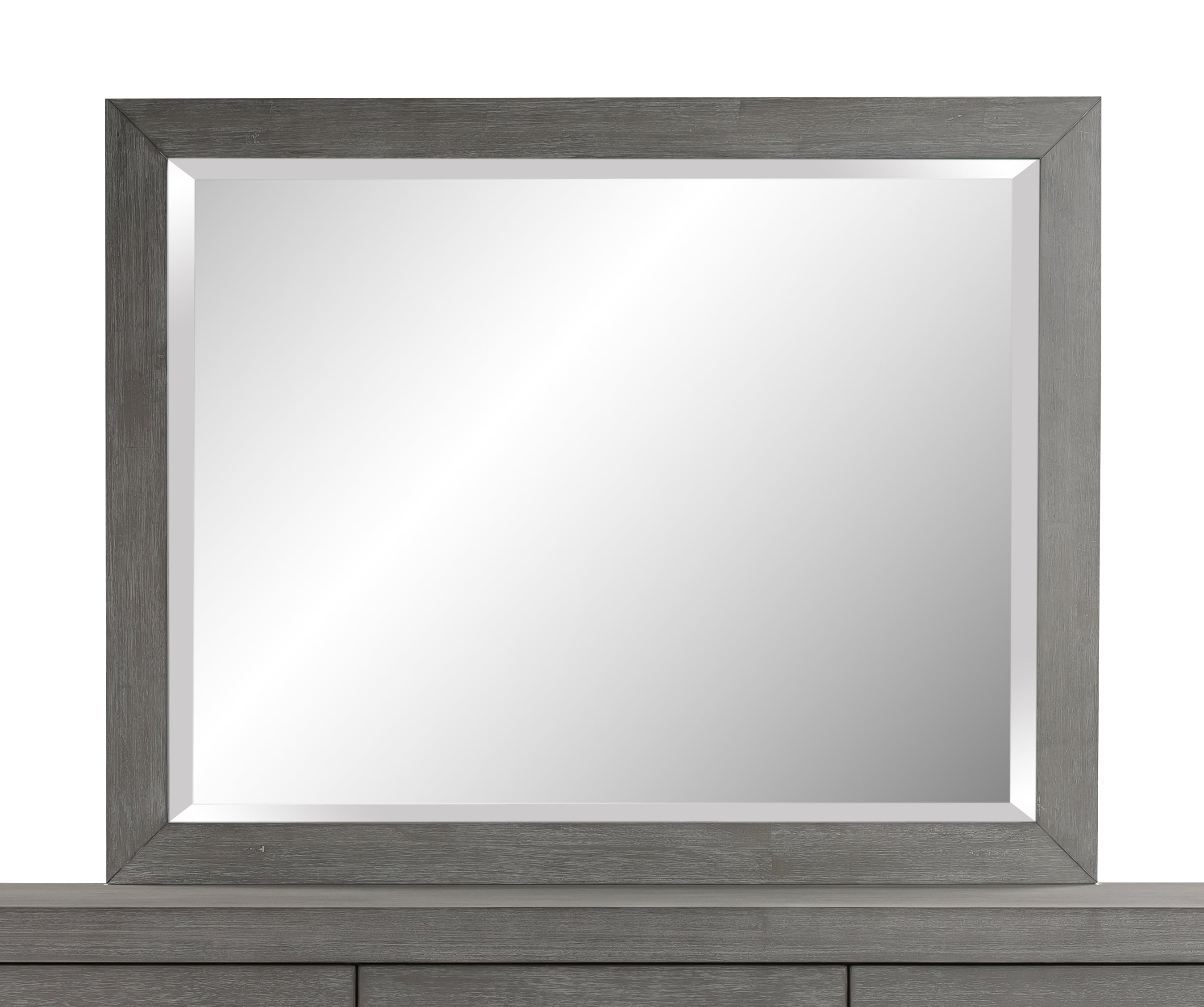 Melbourne Beveled Glass Mirror in Mineral - What A Room