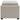 Cameron Square Fabric Storage Ottoman w/ tray - What A Room