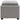 Cameron Square Fabric Storage Ottoman w/ tray - What A Room