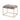 Brooklyn Velvet Fabric Ottoman Champagne Frame - What A Room