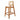 Maury Wood Counter Stool w/ Rattan - What A Room