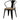 Metropolis Metal Dining Side Arm Chair Wood Seat (Set of 4) - What A Room