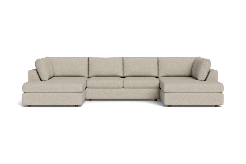Daphne U Shaped Bumper Chaise Sectional