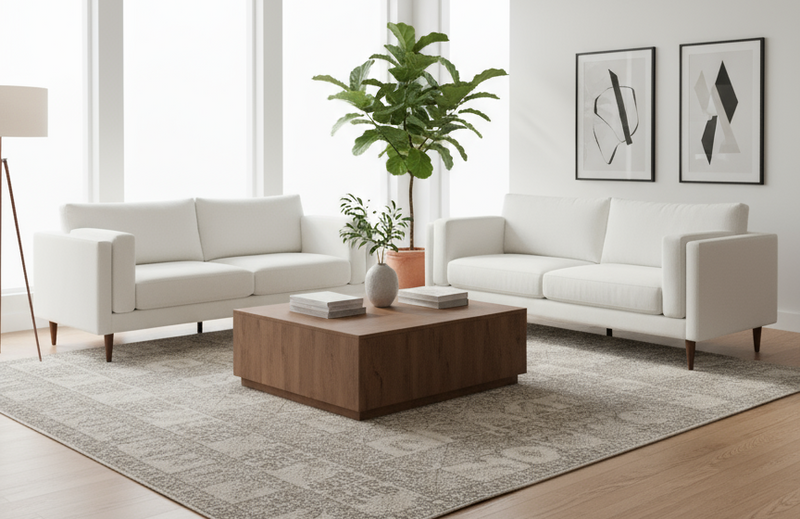 Clearance - Davis - Sofa (86'' x 36'') and Loveseat- (66'' x 36'')
