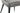 Winston Upholstered Metal Leg Dining Chair in Goose and Black (Set of 2) - What A Room