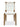One Woven Leather and Solid Wood Dining Side Chair in White and Bisque (Set of 2) - What A Room