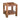 Old Teak Lamp Tables
