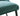 Winston Upholstered Metal Leg Dining Chair in Smoked Green and Black (Set of 2) - What A Room