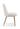 Wyatt Upholstered Dining Chair in Ricotta Boucle and Bronze Metal (Set of 2) - What A Room