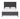 Grace Four Drawer Platform Storage Bed in Raven Black - What A Room