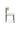 Aere Boucle Upholstered Metal Leg Dining Chair in Ivory and Black (Set of 2) - What A Room