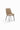 Lucia Metal Leg Upholstered Dining Chair in Honey Synthetic Leather (Set of 2) - What A Room
