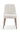 Wyatt Upholstered Dining Chair in Ricotta Boucle and Bronze Metal (Set of 2) - What A Room