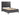 Grace Four Drawer Platform Storage Bed in Raven Black - What A Room