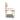 Zinnia Wood Back Dining Chair in White Sand and Dune Chenille (Set of 2) - What A Room