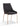 Cyrus Upholstered Dining Chair in Coal Fabric and Brushed Bronze Metal (Set of 2) - What A Room