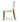 One Woven Leather and Solid Wood Dining Side Chair in White and Bisque (Set of 2) - What A Room