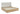 Penny Upholstered Platform Bed in Buff Cream Ash and Oatmeal Linen - What A Room