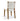 One Woven Leather and Solid Wood Dining Side Chair in White and Bisque (Set of 2) - What A Room