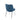 Fomo Chenille-upholstered Stainless Steel Base Dining Chair in Azure (Set of 2) - What A Room