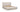 Gardenia Wood Frame Upholstered Platform Bed in Cotton and Chai - What A Room