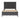 Grace Four Drawer Platform Storage Bed in Raven Black - What A Room