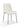 Jade Upholstered Dining Chair in Cottage Cheese Boucle and Brushed Nickel Metal (Set of 2) - What A Room