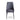 Lucia Metal Leg Upholstered Dining Chair in Charcoal Synthetic Leather (Set of 2) - What A Room
