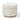 Off-White Upholstered Storage Ottoman in Ricotta Boucle - What A Room