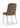 Apollo Upholstered Dining Chair in Cinnamon Synthetic Leather and Brushed Bronze Metal (Set of 2) - What A Room