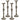 Candle Stand Pewter  Set of 4 - What A Room