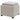 Cameron Square Fabric Storage Ottoman w/ tray - What A Room
