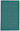 Teal colored contemporary rectangular rug - Santa Clara Home Furnishings store